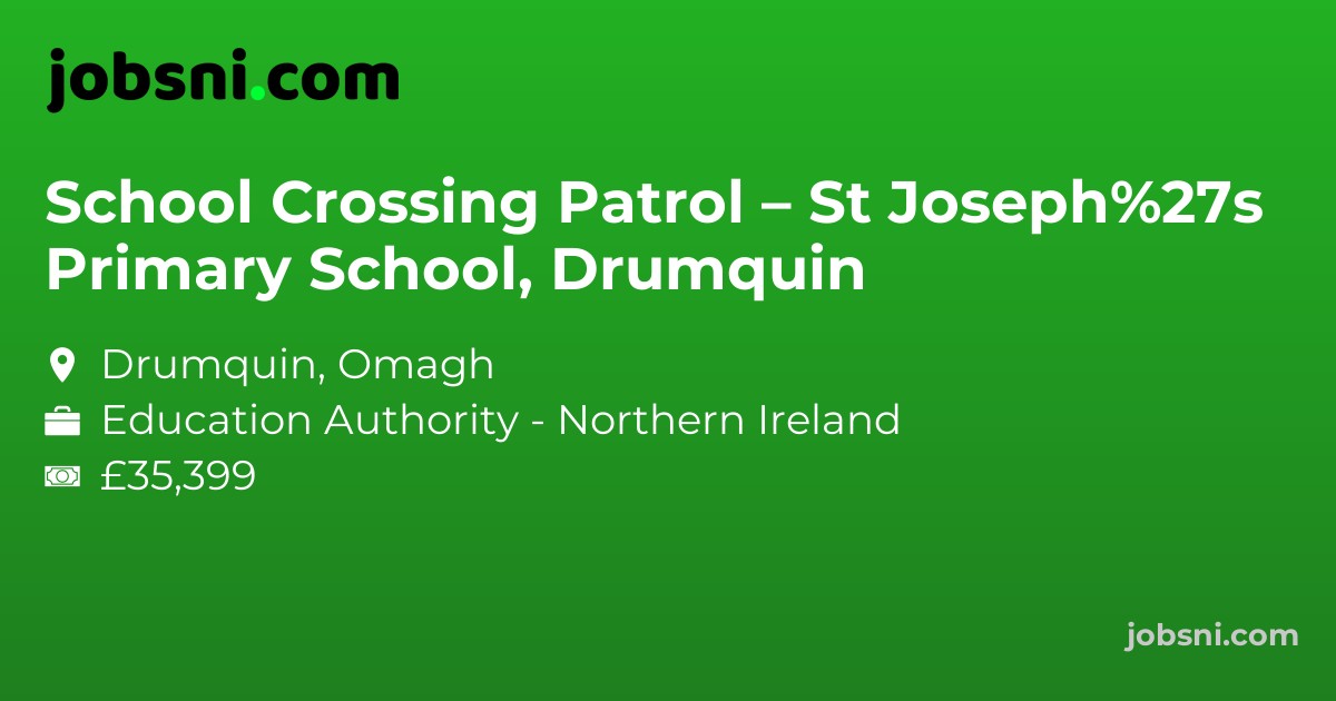 School Crossing Patrol – St Joseph%27s Primary School, Drumquin