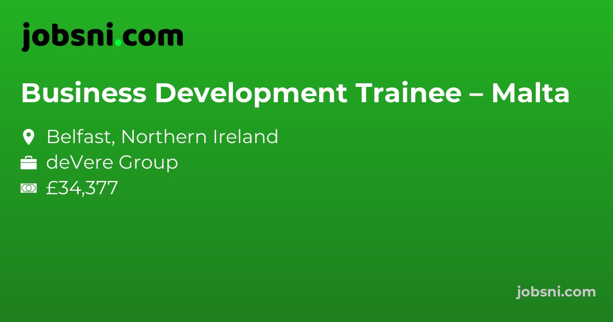 Business Development Trainee – Malta