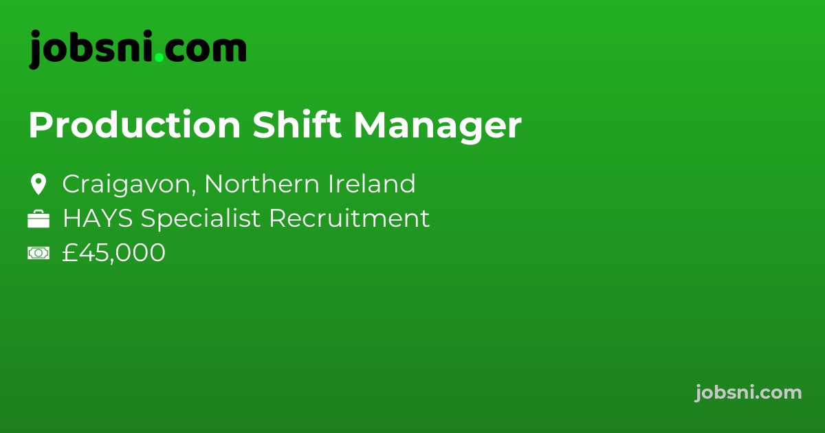 Production Shift Manager