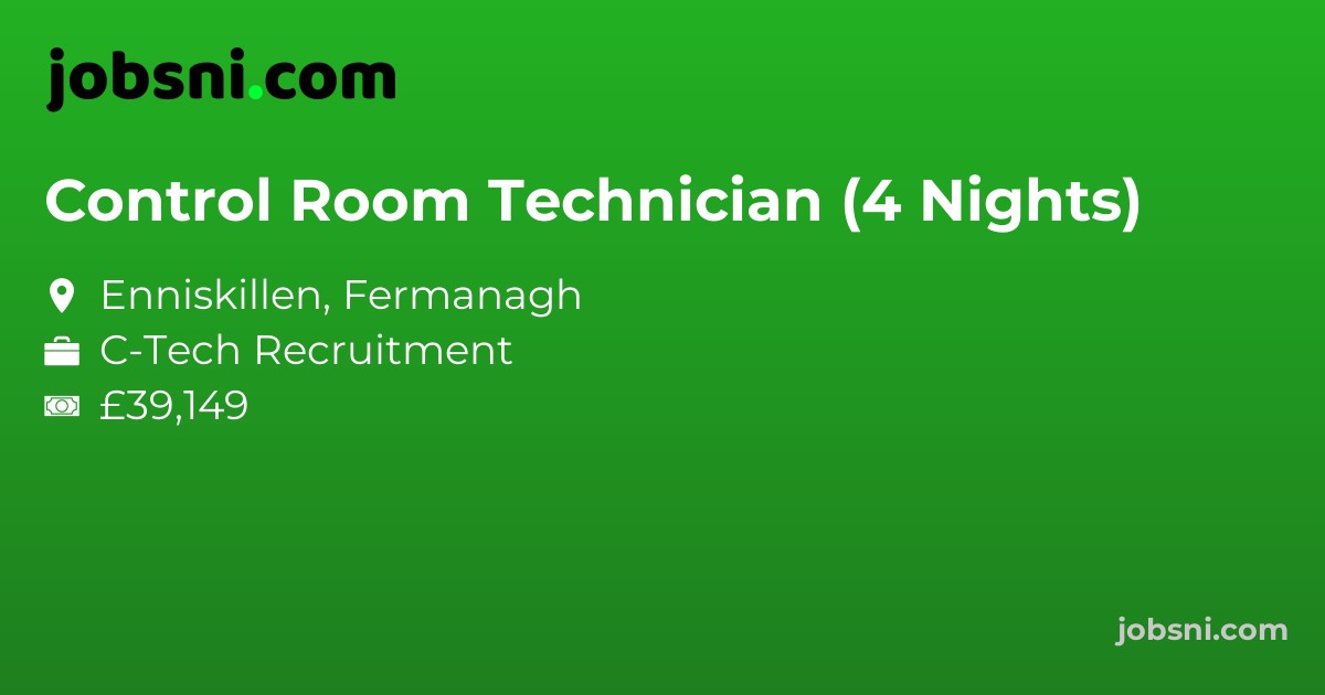 Control Room Technician (4 Nights)