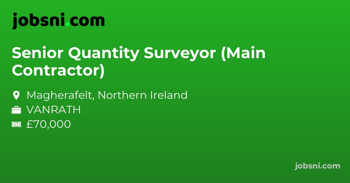 Senior Quantity Surveyor (Main Contractor)