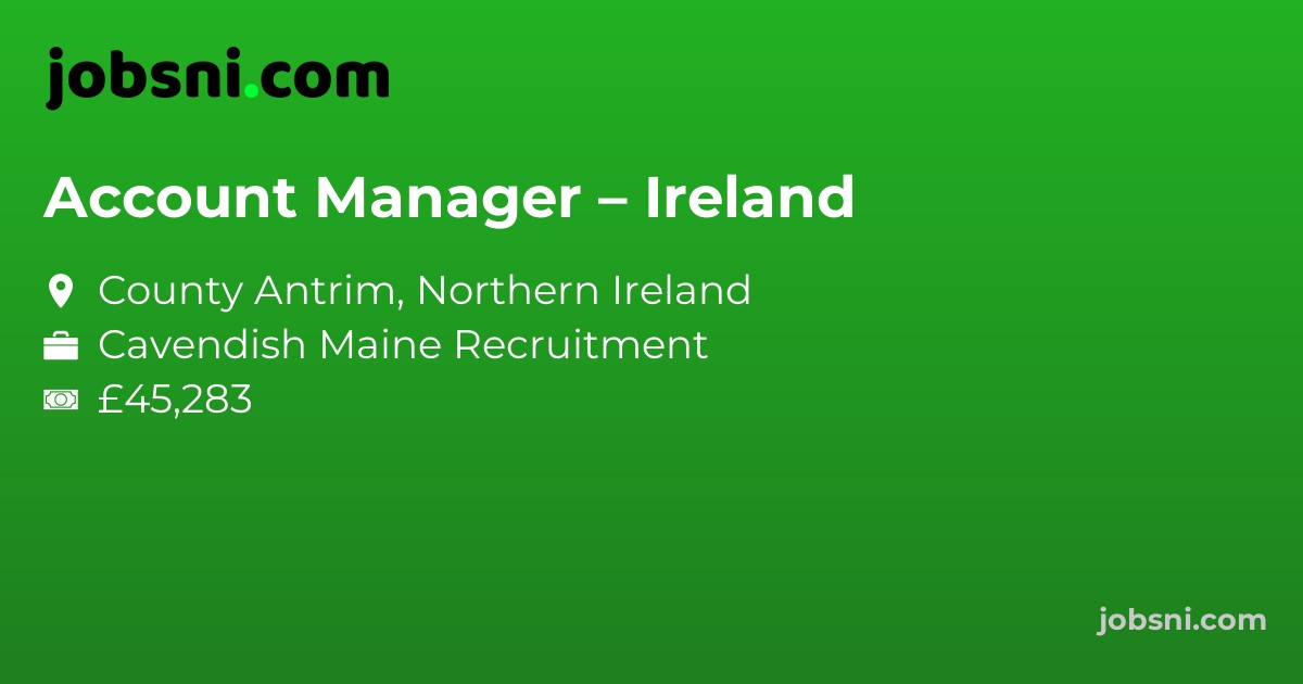 Account Manager – Ireland