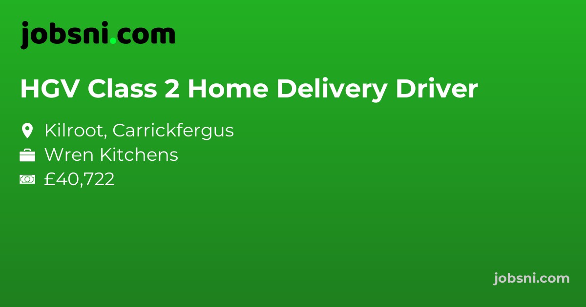 HGV Class 2 Home Delivery Driver