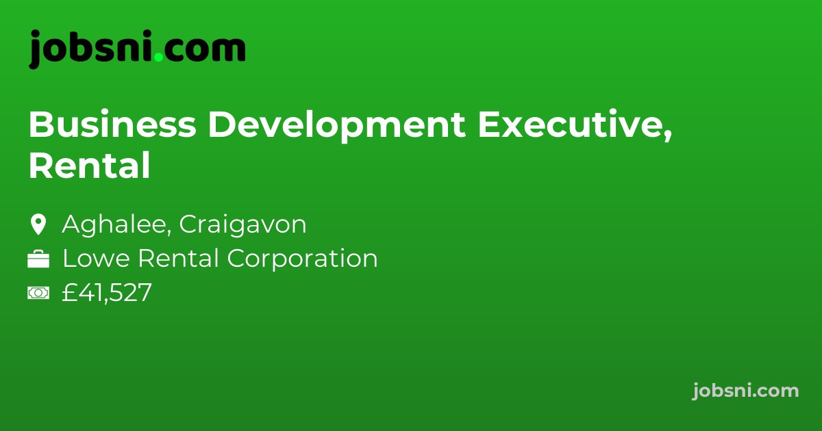 Business Development Executive, Rental