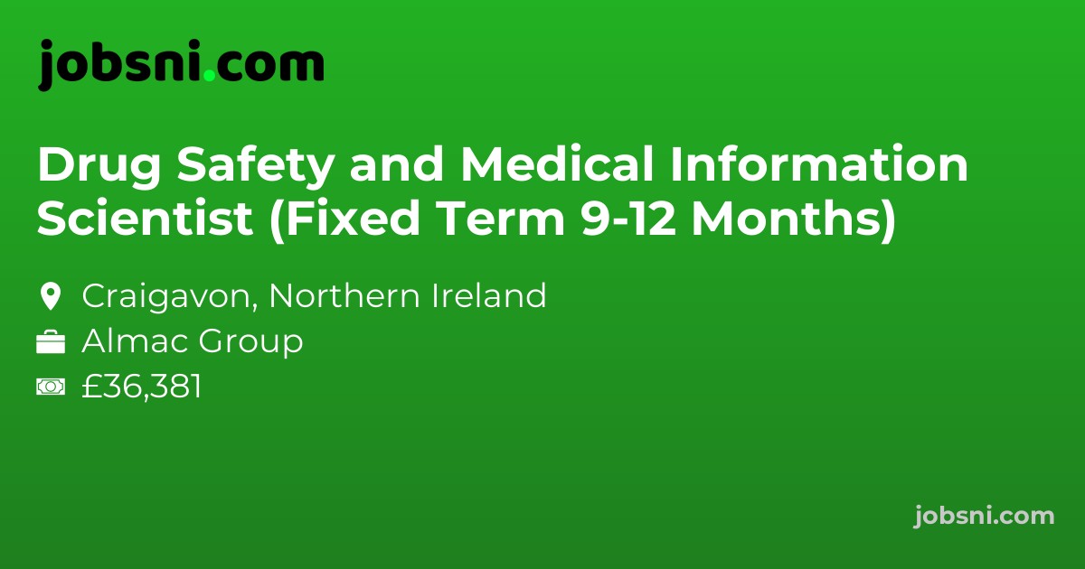Drug Safety and Medical Information Scientist (Fixed Term 9-12 Months)