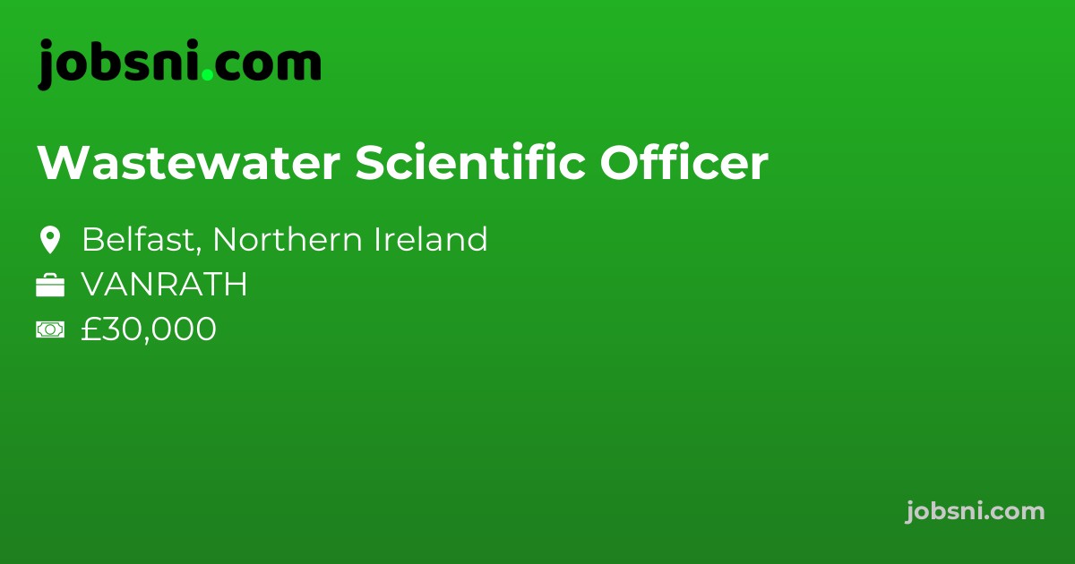 Wastewater Scientific Officer