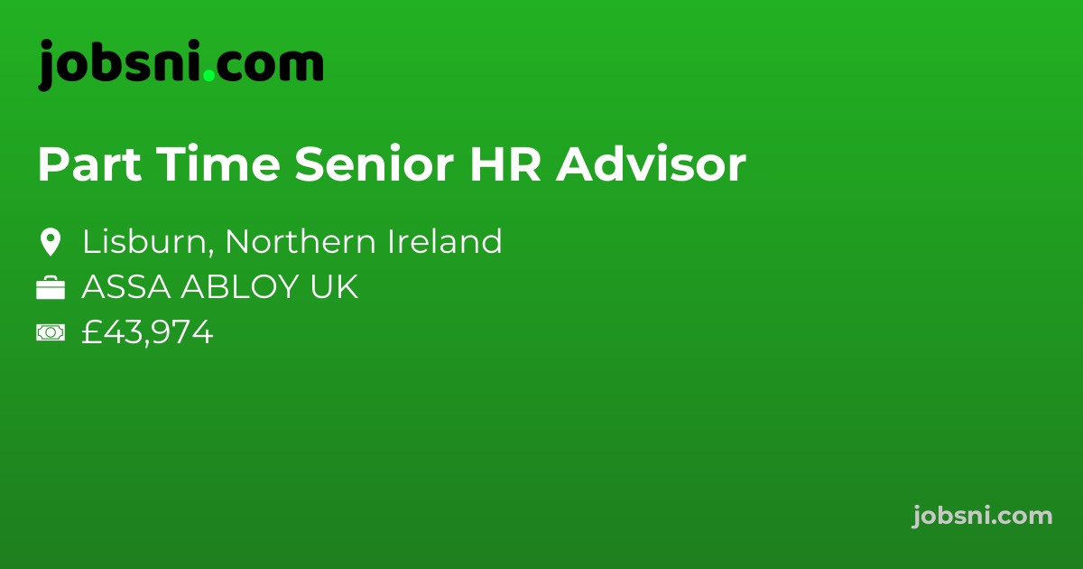 Part Time Senior HR Advisor