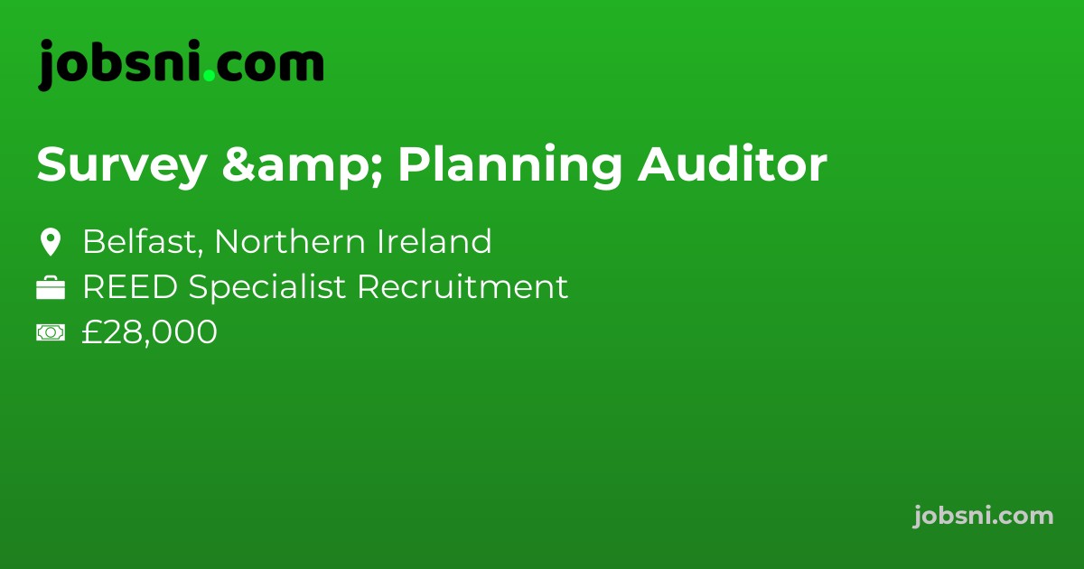 Survey & Planning Auditor