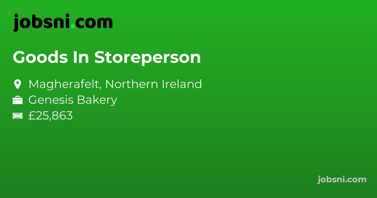 Goods In Storeperson