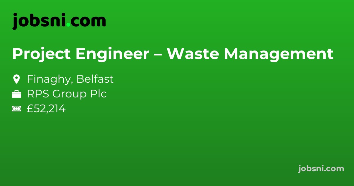 Project Engineer – Waste Management