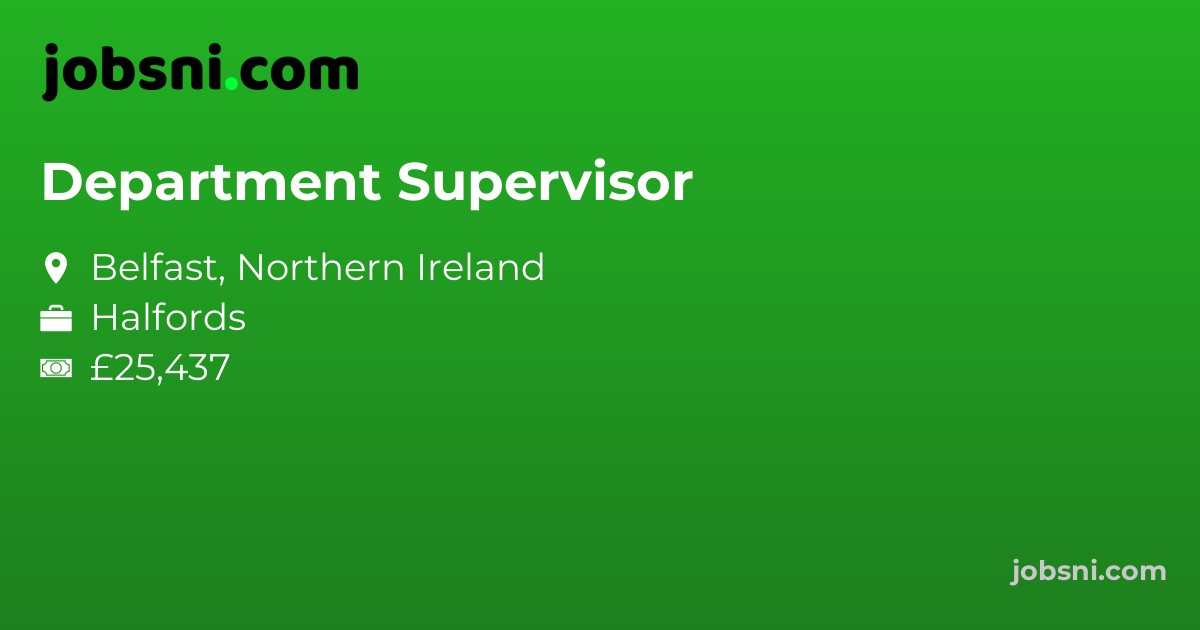 Department Supervisor