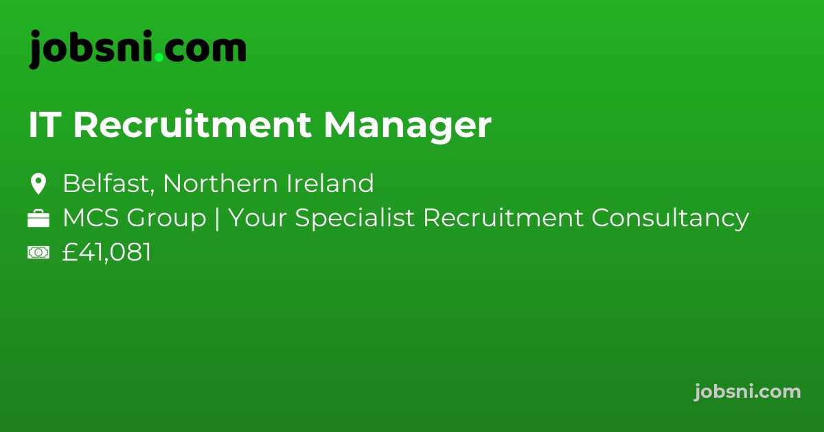 IT Recruitment Manager