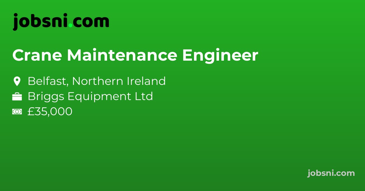 Crane Maintenance Engineer