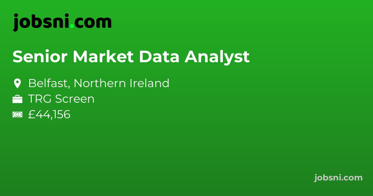 Senior Market Data Analyst