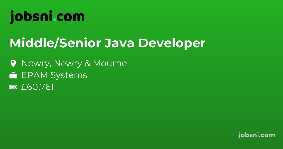 Middle/Senior Java Developer