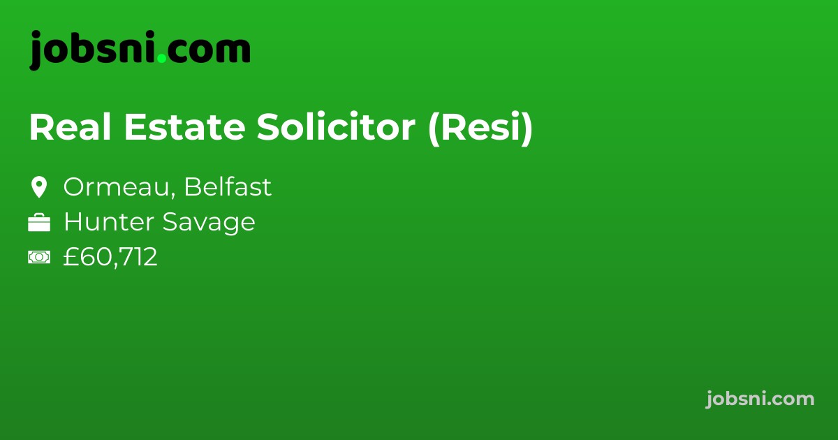 Real Estate Solicitor (Resi)