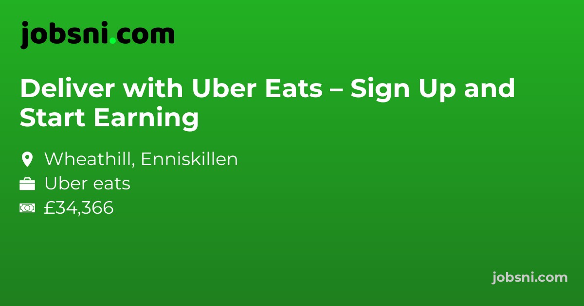 Deliver with Uber Eats – Sign Up and Start Earning