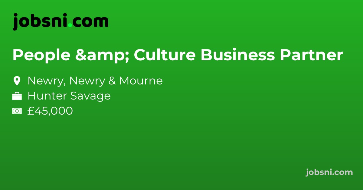 People & Culture Business Partner