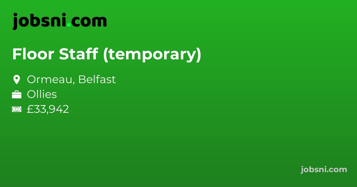 Floor Staff (temporary)