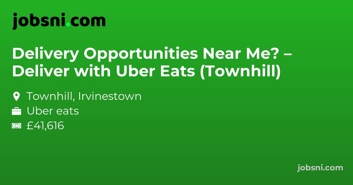 Delivery Opportunities Near Me? – Deliver with Uber Eats (Townhill)
