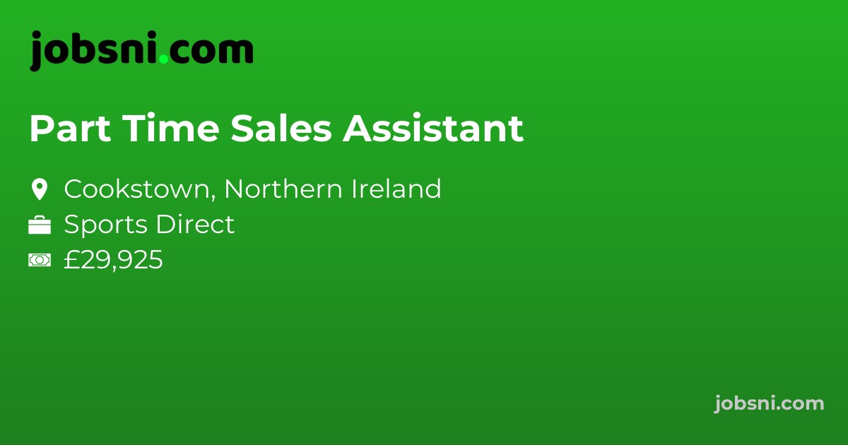 Part Time Sales Assistant