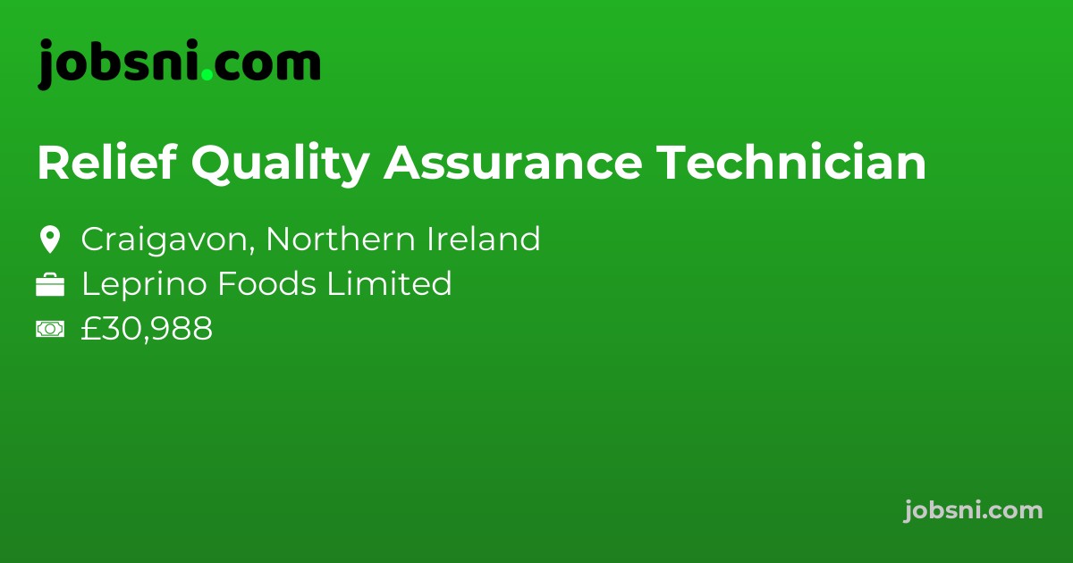 Relief Quality Assurance Technician