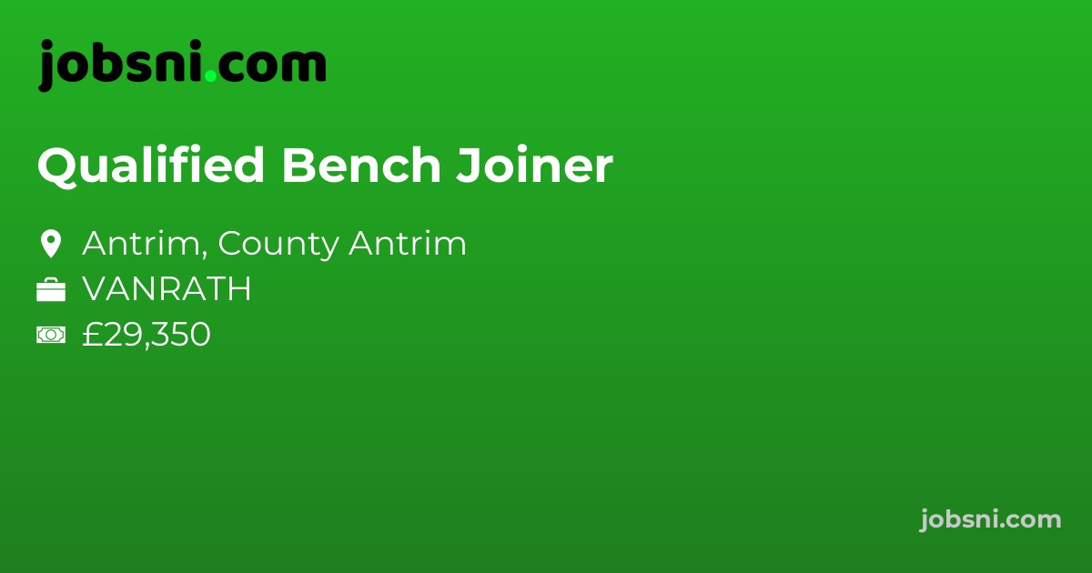Qualified Bench Joiner