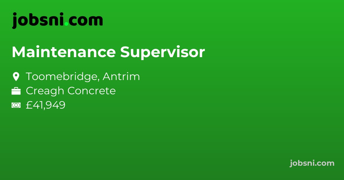 Maintenance Supervisor