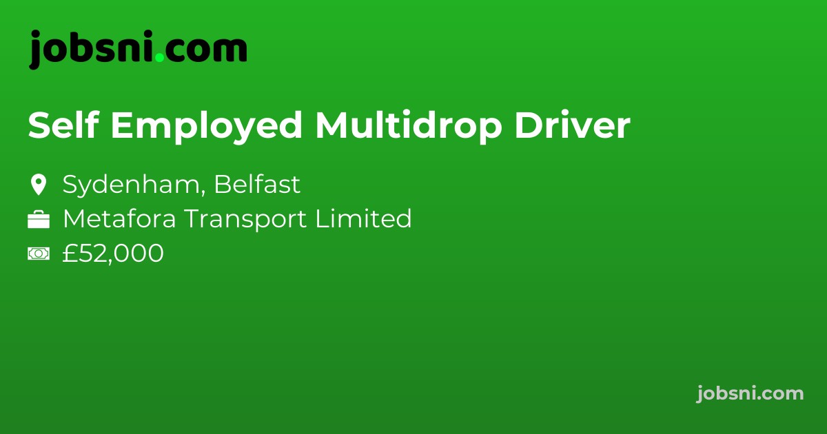 Self Employed Multidrop Driver