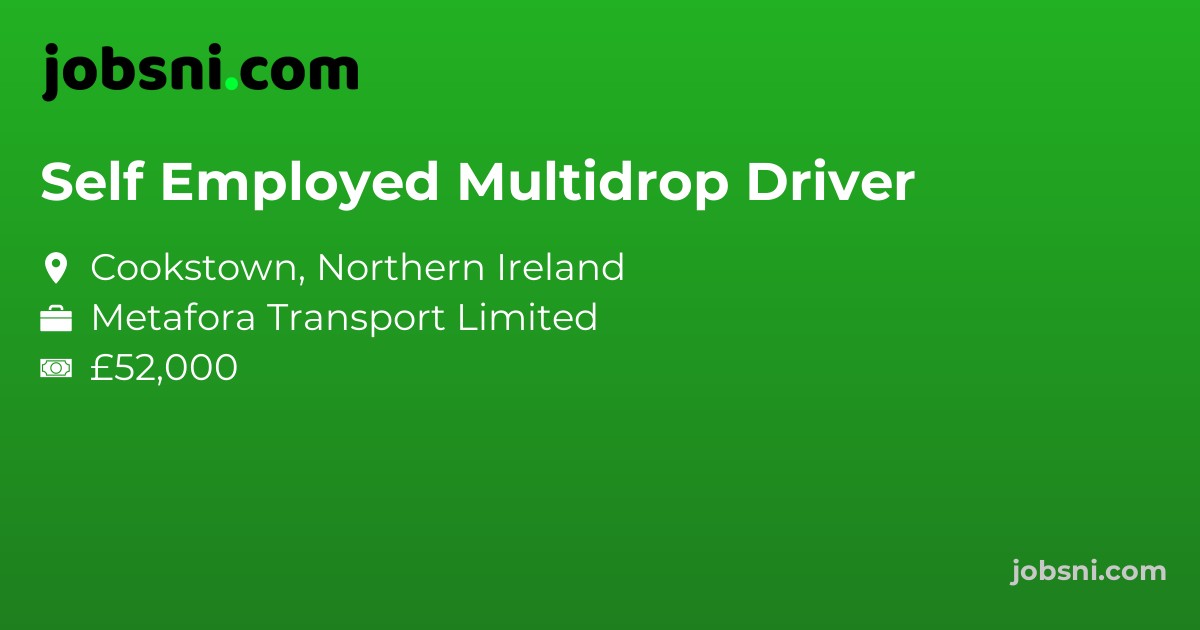 Self Employed Multidrop Driver