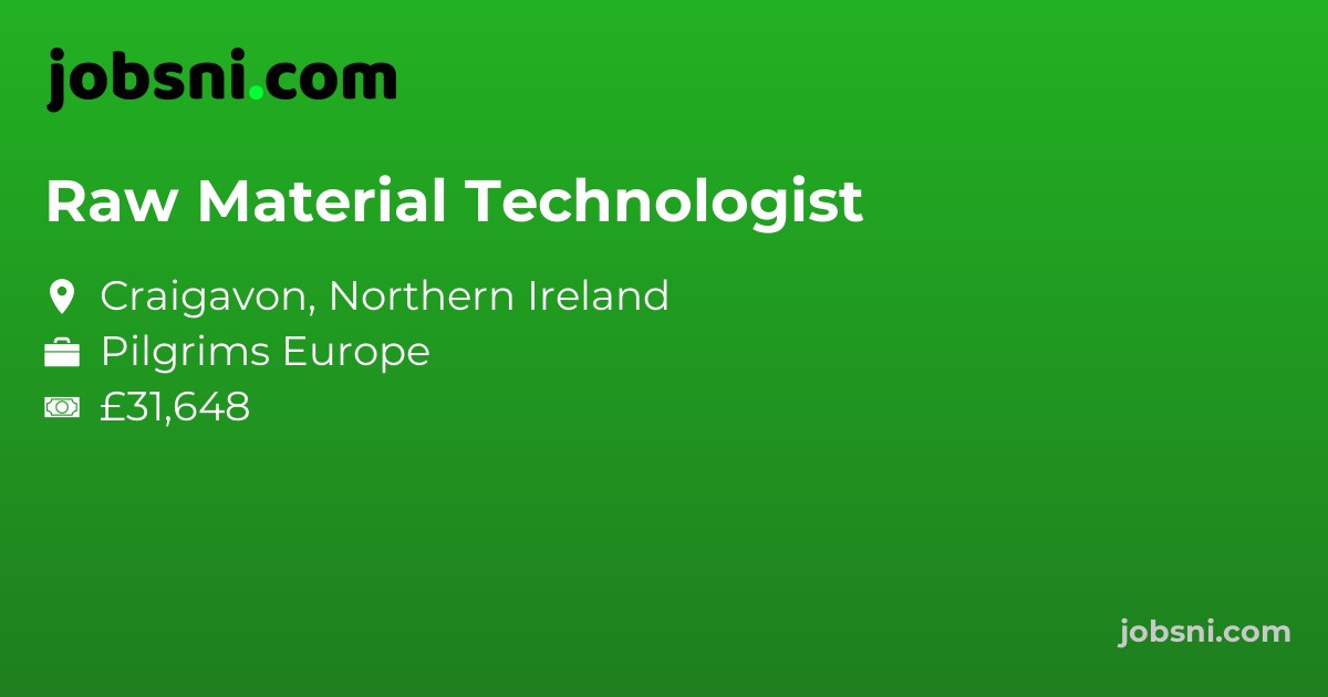 Raw Material Technologist