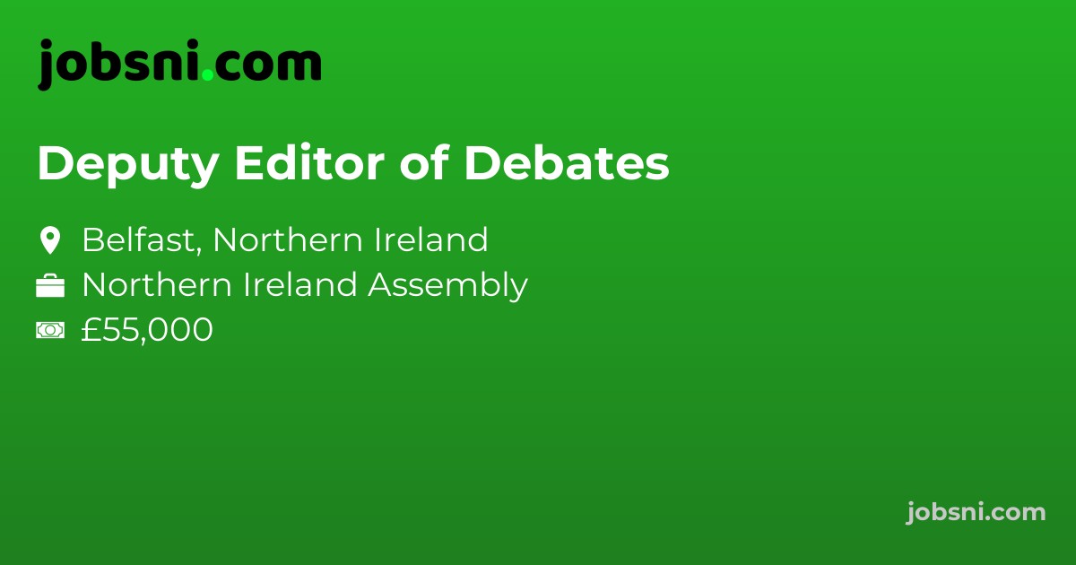 Deputy Editor of Debates