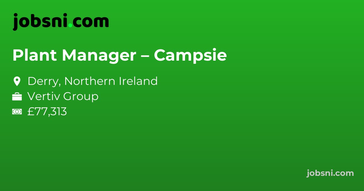 Plant Manager – Campsie