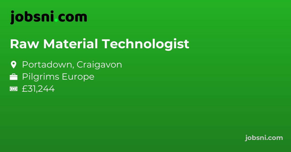 Raw Material Technologist