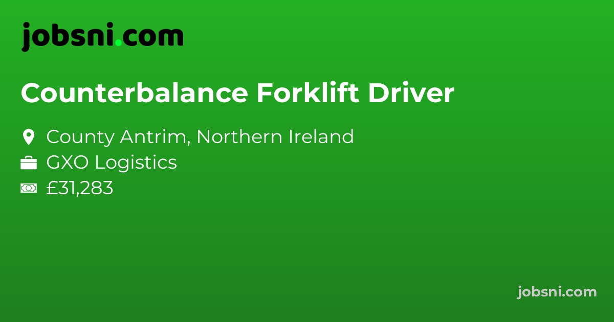 Counterbalance Forklift Driver