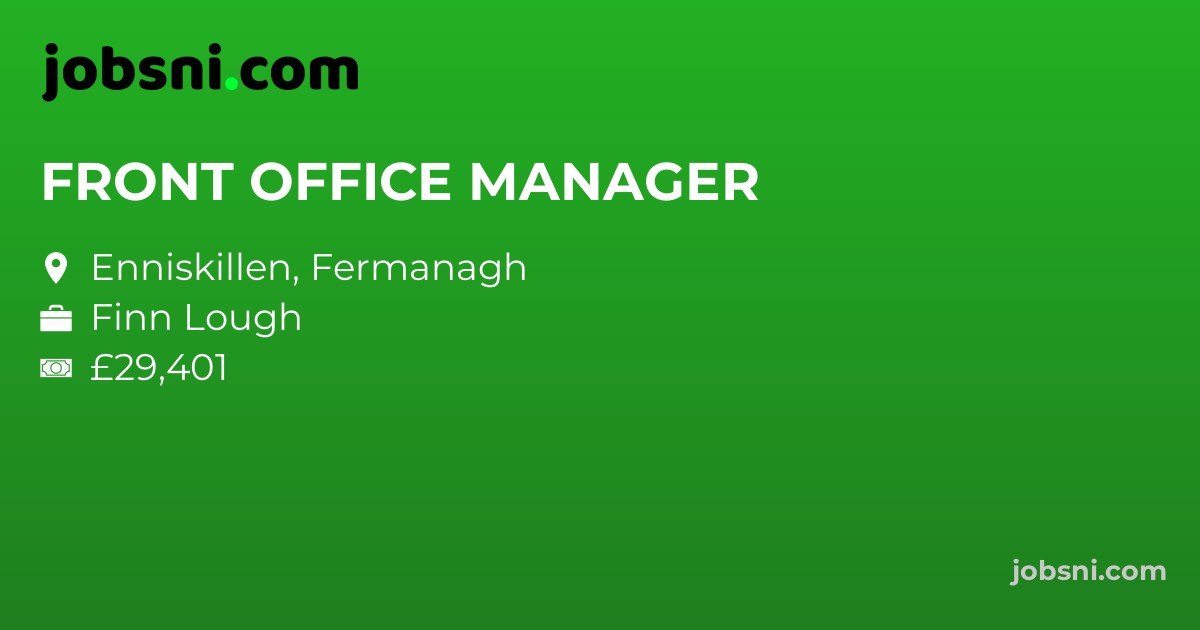 FRONT OFFICE MANAGER