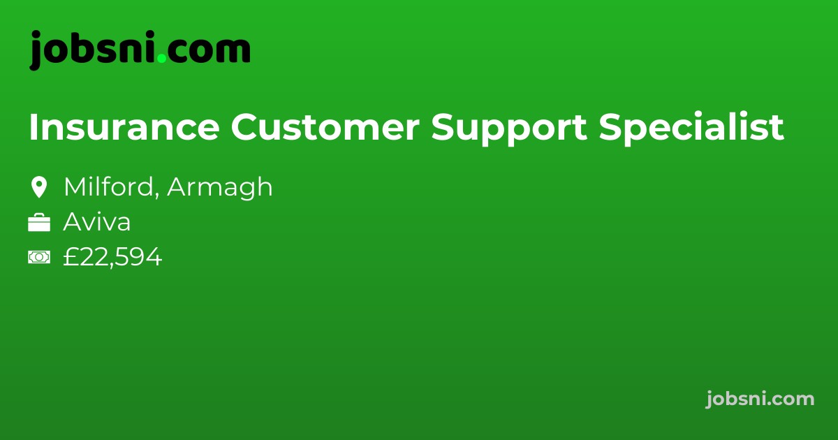 Insurance Customer Support Specialist
