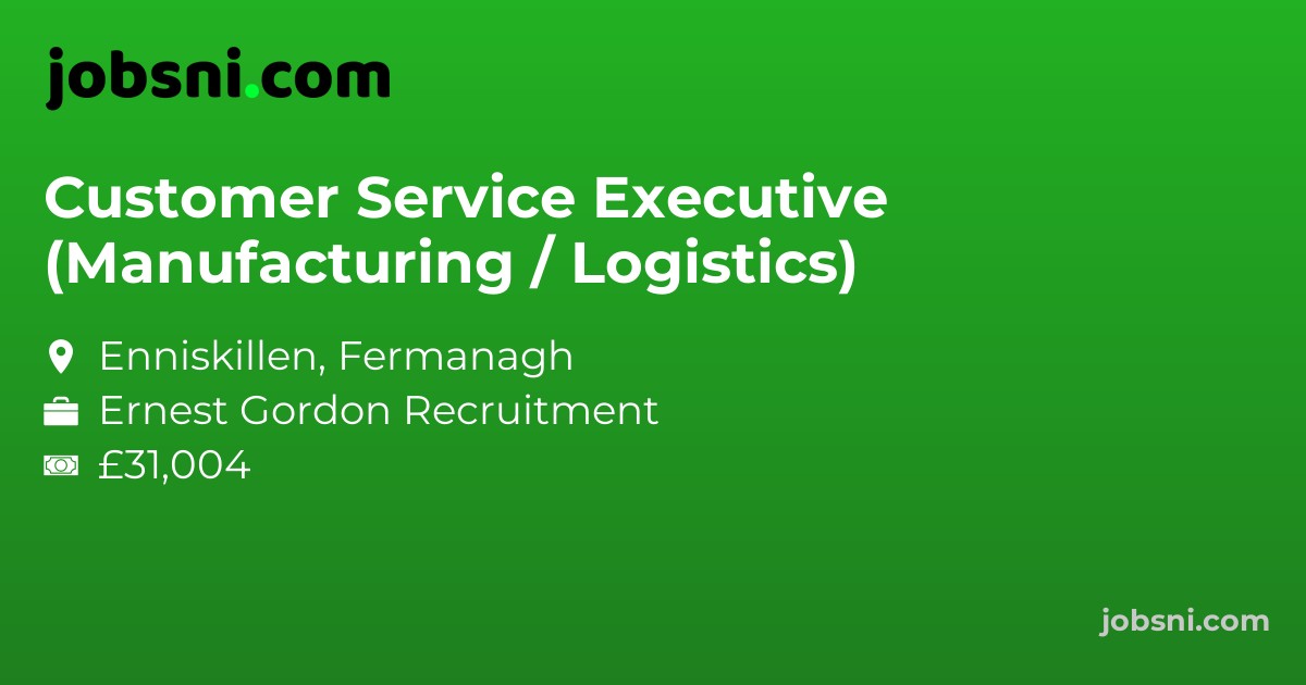 Customer Service Executive (Manufacturing / Logistics)