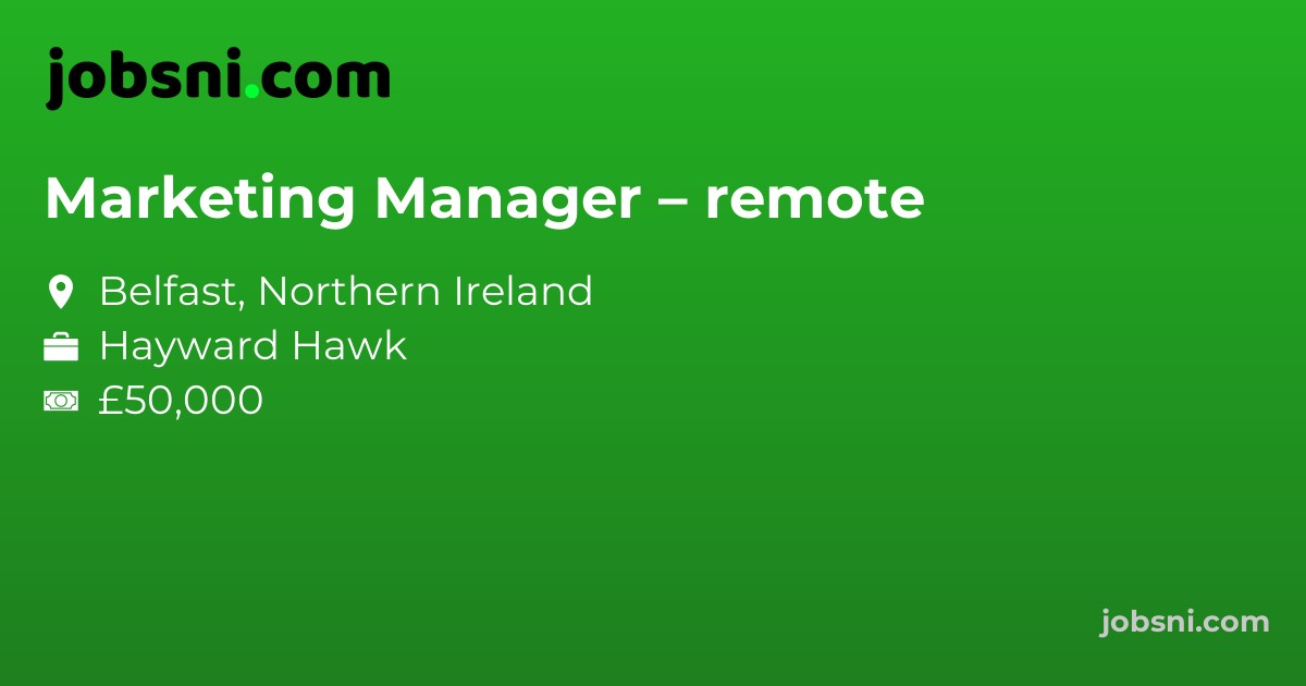 Marketing Manager – remote