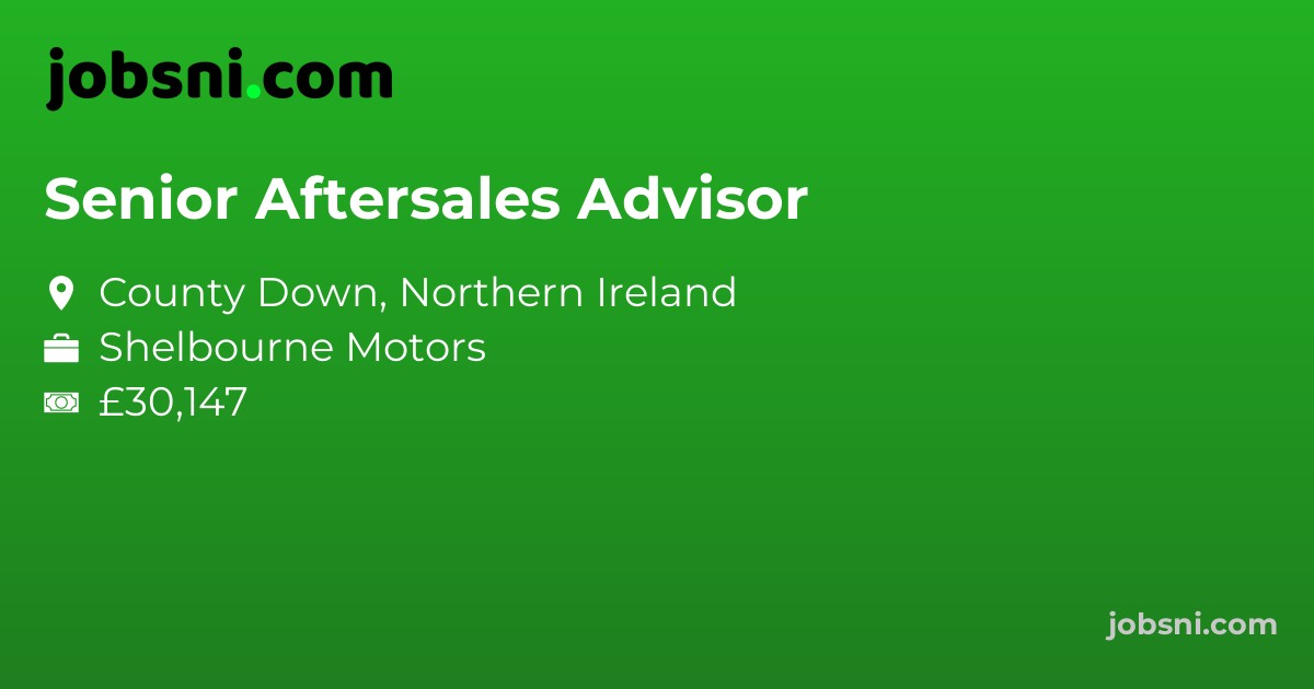 Senior Aftersales Advisor