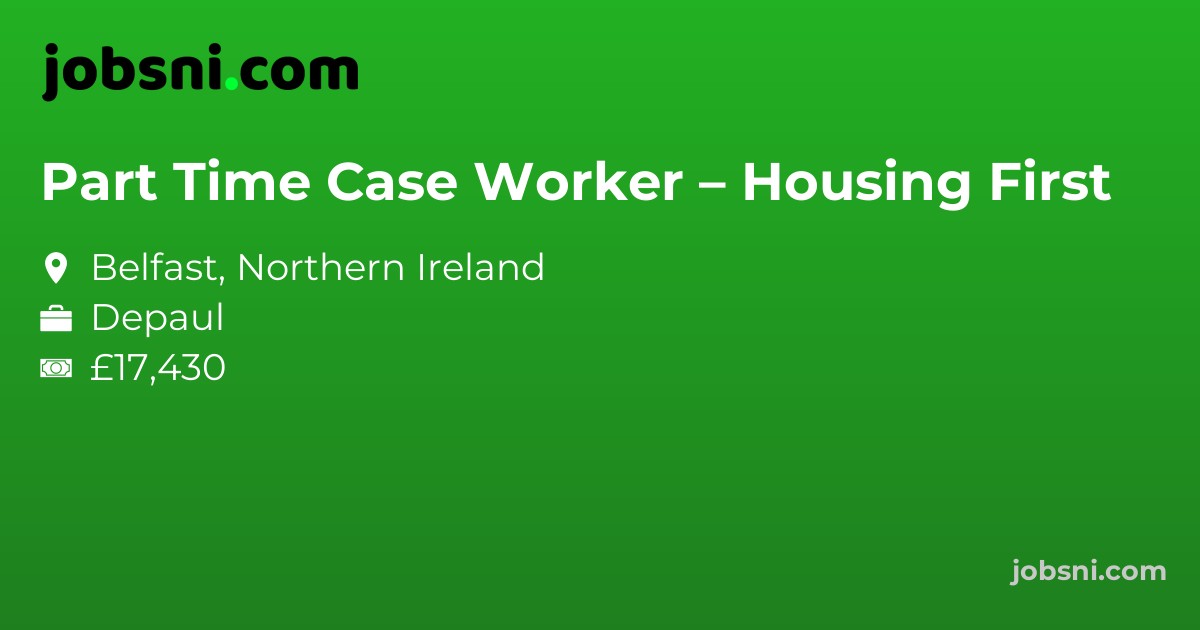Part Time Case Worker – Housing First