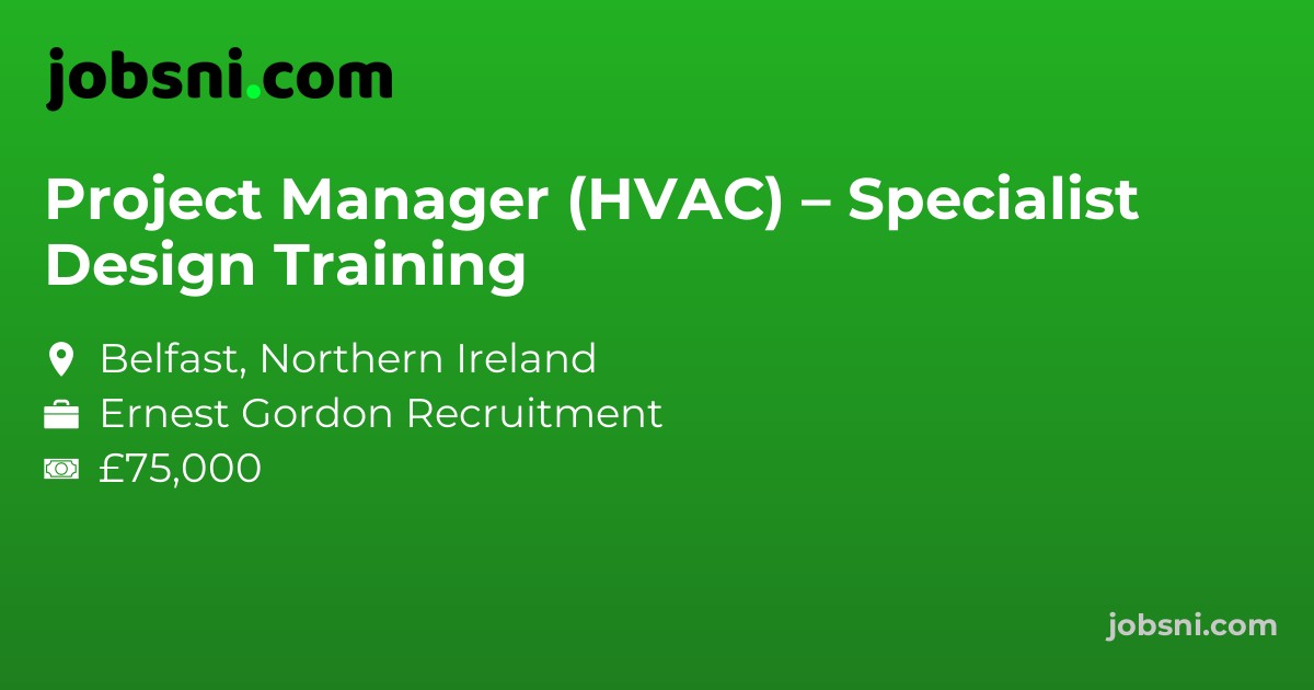 Project Manager (HVAC) – Specialist Design Training