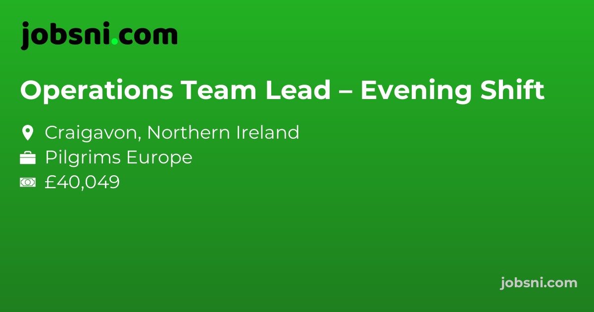 Operations Team Lead – Evening Shift