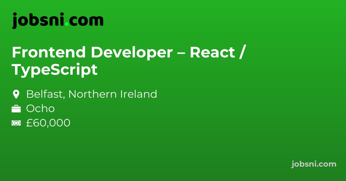Frontend Developer – React / TypeScript