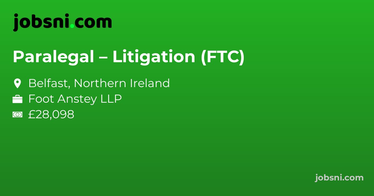 Paralegal – Litigation (FTC)