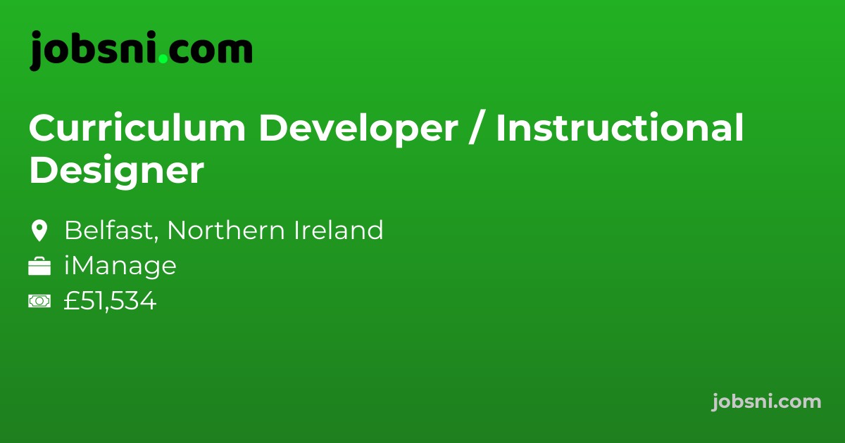 Curriculum Developer / Instructional Designer