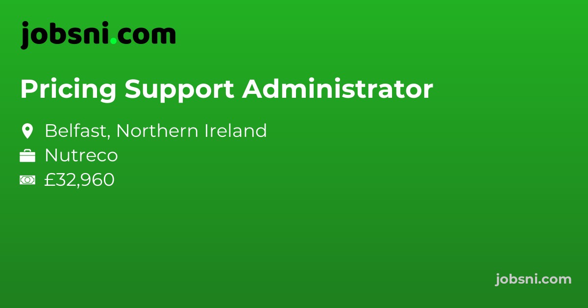 Pricing Support Administrator