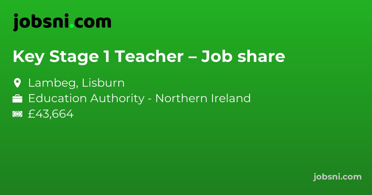 Key Stage 1 Teacher – Job share