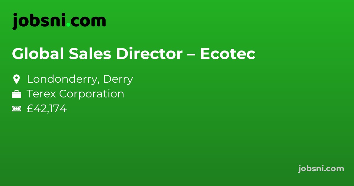 Global Sales Director – Ecotec