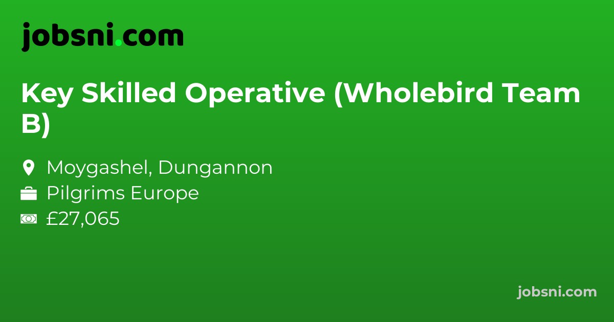 Key Skilled Operative (Wholebird Team B)